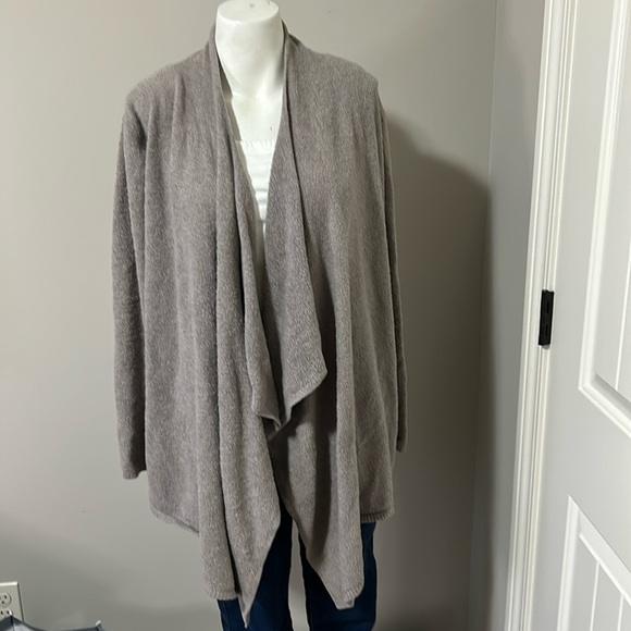 BAREFOOT DREAMS Bamboo Chic Lite Calypso Wrap Cardigan Sweater 436 S/M - Picture 2 of 10